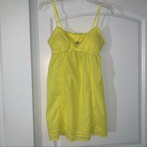Victoria’s Secret PINK Yellow Mini V-Neck Dress